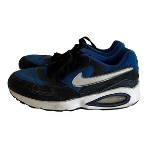 Nike Air‎ Max ST GS Boys Youth Size 4Y White And Cobalt Blue 654288 400